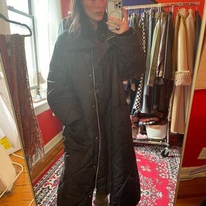 H&M Women's Black Oversized Puffer Coat